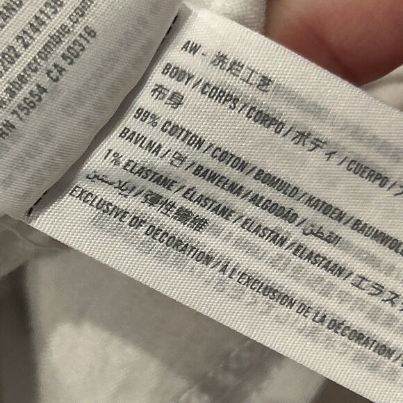 Abercrombie & Fitch Jeans Women’s Size 28/6 White The Mom High Rise Distressed - Picture 3 of 7